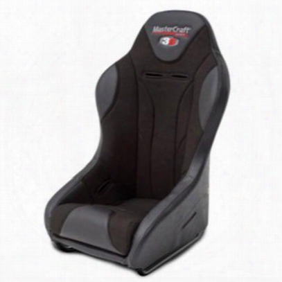 Mastercraft Safety 1 Inch Wider 3g Front Seat With Dirtsport Stitch Pattern (black/black) - 568024