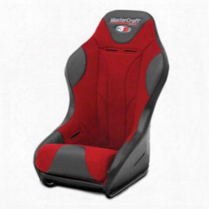 Mastercraft Safety 1 Inch Wider 3g Front Seat With Dirtsport Stitch Pattern (black/ Red) - 568022