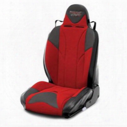 Mastercraft Safety Baja Rs Dirtsport Reclining Front Seat (black/ Red) - 504102