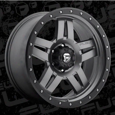 Mht Fuel Offroad Anza, 20x9 Wheel With 5 On 5 Bolt Pattern - Gun Metal Matte - D55820907350