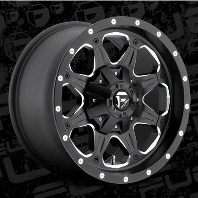 Mht Fuel Offroad Boost, 17x9 Wheel With 6 On 135 And 6 On 5.5 Bolt Pattern - Black Milled - D53417909855