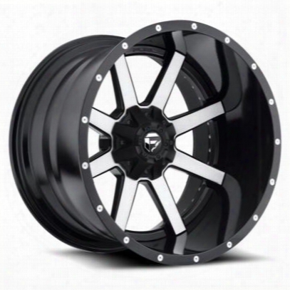 Mht Fuel Offroad D261 Maverick, 20x14 Wheel With 6 On 135 And 6 On 5.5 Bolt Pattern - Black Machined - D26120409845