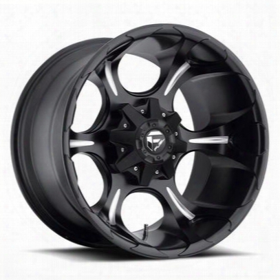 Mht Fuel Offroad D523 Dune, 20x10 Wheel With 6 On 135 And 6 On 5.5 Bolt Pattern - Matte Black Milled - D52320009850