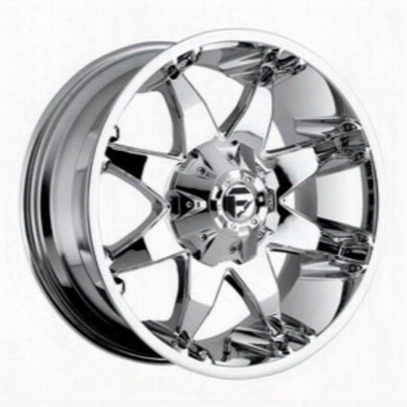 Mht Fuel Offroad Octane, 18x9 Wheel With 8 On 170 Bolt Pattern - Powder Chrome - D52018901750