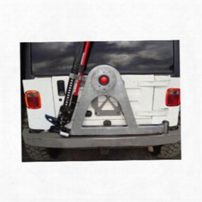 Mountain Off Road Enterprises Rockproof Rear Bumper With Tire Carrier, Bare Steel (bare) - Jrb900yj