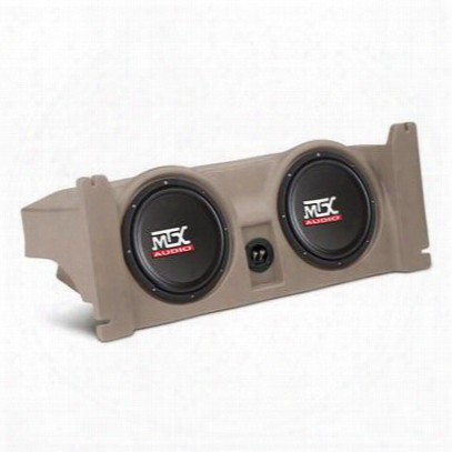 Mtx Amplified Dual 10 Inch 400w Rms Thunderform Custom Enclosure - Jwtj97t20at