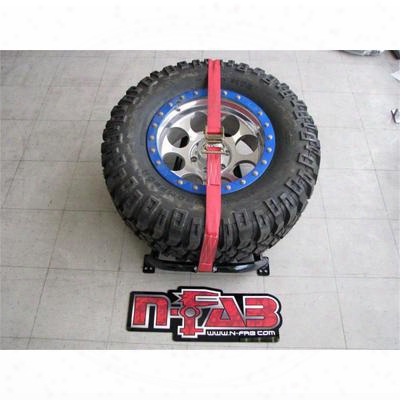 N-fab Bed Mounted Tire Carrier - Bm1tcrd-tx