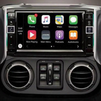 Alpine In-dash Restyle System With Apple Carplay For Jeep Wrangler - I109-wra
