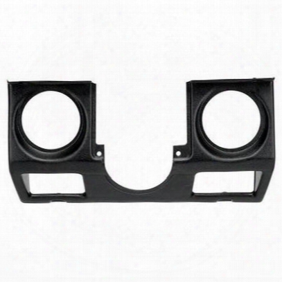 Auto Meter Gauge Works Black Dual Cluster Bezel - 15220
