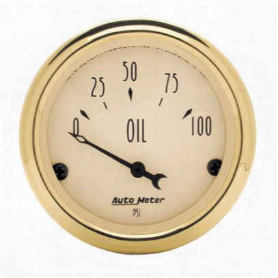 Auto Meter Golden Oldies Oil Pressure Gauge - 1528