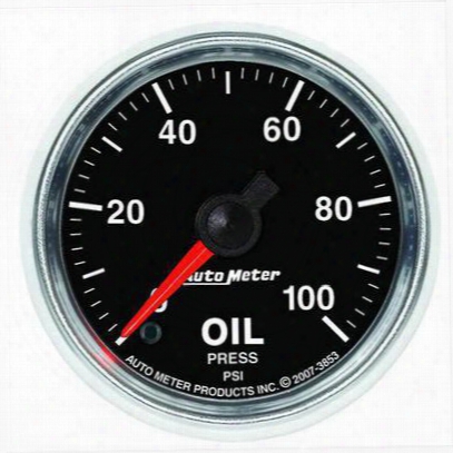 Auto Meter Gs Electric Oil Pressure Gauge - 3853