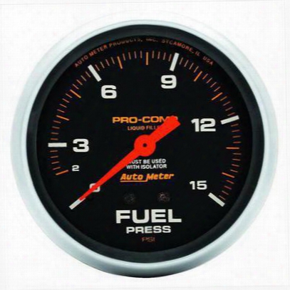 Auto Meter Pro-comp Liquid-filled Mechanical Fuel Pressure Gauge - 5413