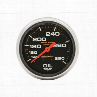 Auto Meter Pro-comp Liquid-filled Mechanical Oil Temperature Gauge - 5443
