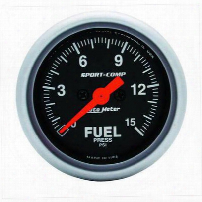 Auto Meter Sport-comp Electric Fuel Pressure Gauge - 3361