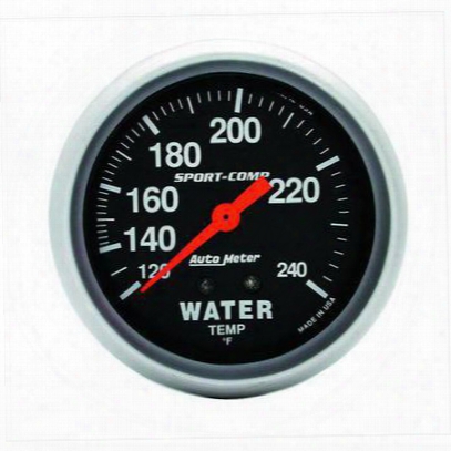 Auto Meter Sport-comp Mechanical Water Temperature Gauge - 3432