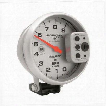 Auto Meter Sport-comp Silver Playback Tachometer - 3964
