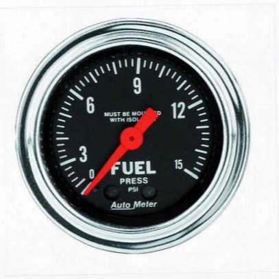 Auto Meter Traditional Chrome Mechanical Fuel Pressure Gauge - 2413