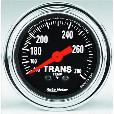 Auto Meter Traditional Chrome Mechanical Transmission Temperature - 2451