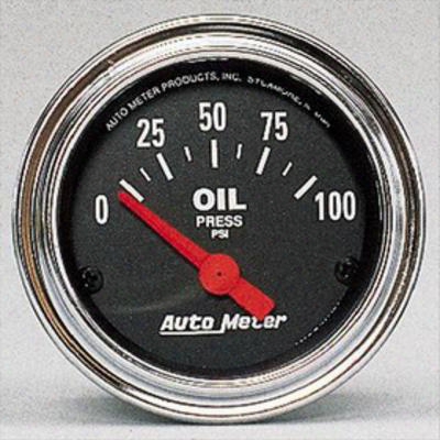 Auto Meter Traditional Chrome Series Oil Pressure - 2522