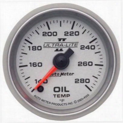 Auto Meter Ultra-lite Ii Electric Oil Temperature Gauge - 4956
