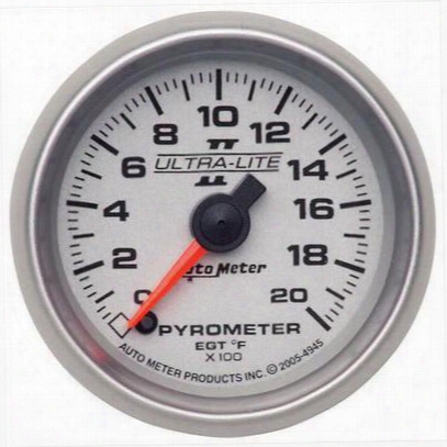 Auto Meter Ultra-lite Ii Electric Pyrometer Gauge Kit - 4945