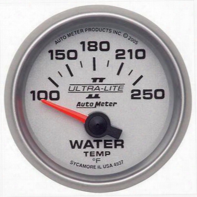 Auto Meter Ultra-lite Ii Electric Water Temperature Gauge - 4937