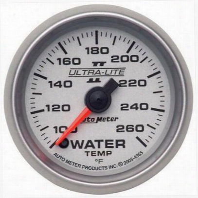 Auto Meter Ultra-lite Ii Electric Water Temperature Gauge - 4955