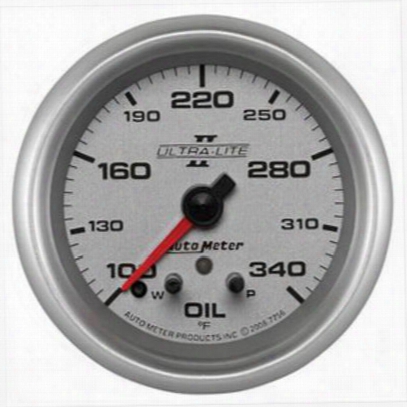 Auto Meter Ultra-lite Ii Oil Temperature W/ Peak Memory And Warning - 7756