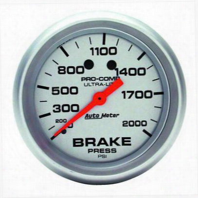 Auto Meter Ultra-lite Mechanical Brake Pressure Gauge - 4426