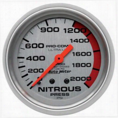 Auto Meter Ultra-lite Mechanical Nitrous Pressure Gauge - 4428