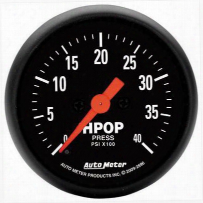 Auto Meter Z-series High Pressure Oil Pump Gauge - 2696