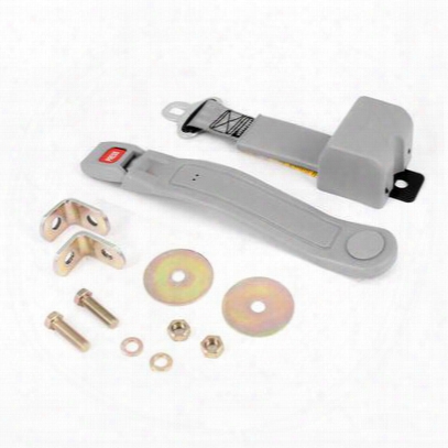Omix-ada 60 Inch Retractable Lap Seat Belt In Gray (gray) - 13202.31