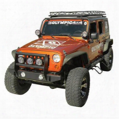 Olympic 4x4 Products Front End Guard (black) - 610-171