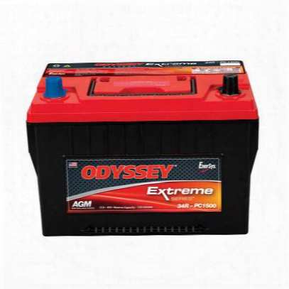 Odyssey Batteries Extreme Series, Group 34r, 880 Cca, Top Post - 34r-pc1500t