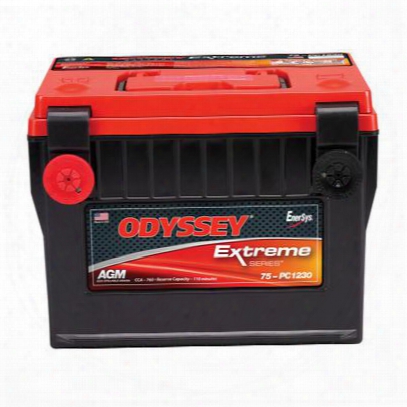 Odyssey Batteries Extreme Series, Group 75, 730 Cca, Side Post - 75-pc1230
