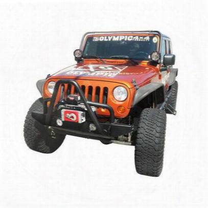 Olympic 4x4 Products Boa Rock Front Bumper In Gloss Black (black) - 572-171