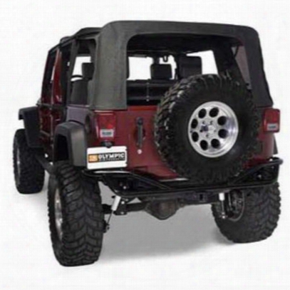 Olympic 4x4 Products Defender Rear Bumper In Gloss Black (black) - 251-171