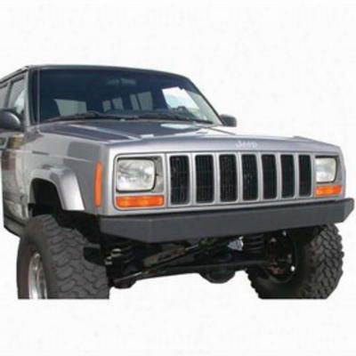 Olympic 4x4 Products Front 65 Inch Rock Bumper In Textured Black (black) - 530-154