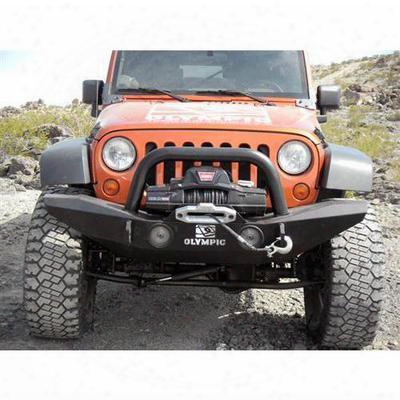 Olympic 4x4 Products Phoenix Mid Height Grille Guard (black) - 311-171