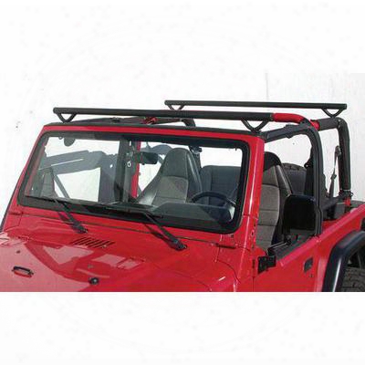 Olympic 4x4 Products Quick N Easy Rack In Gloss Black For Lj Wrangler Unlimited - 908-131