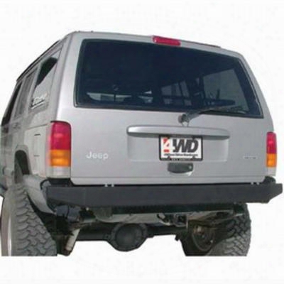 Olympic 4x4 Proudcts Rear Rock Bumper Without Receiver In Textured Black (black) - 550-154