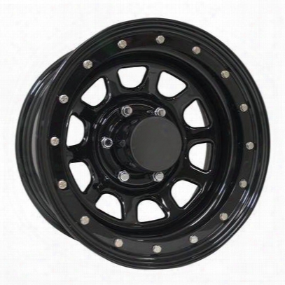 Pro Comp Series 252 Street Lock, 15x10 Wheel With 6 On 5.5 Bolt Pattern - Gloss Black 252-5183