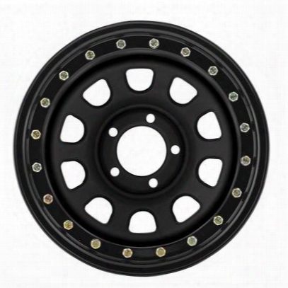 Pro Comp Series 252 Street Lock, 15x10 Wheel With 6 On 5.5 Bolt Pattern - Flat Black 252-5183f