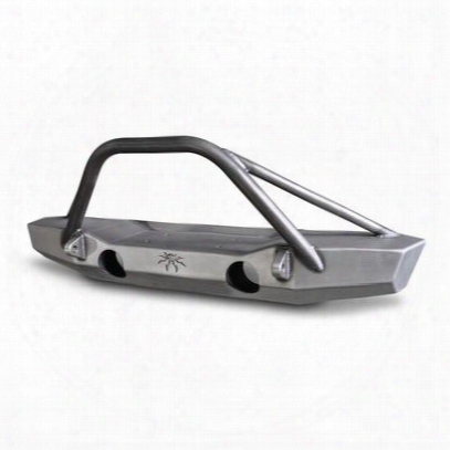 Poison Spyder Brawler Lite Front Midwidth Bumper With Brawler Bar And Tube Gussets (bare) - 17-63-010-dbt