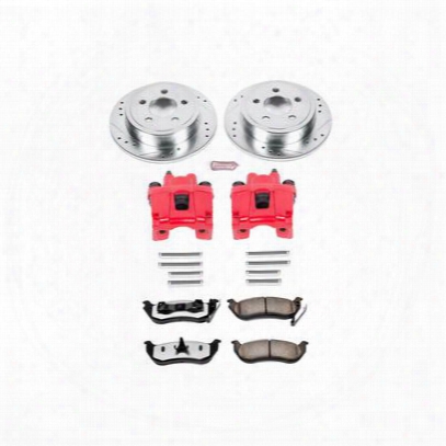 Power Stop Z36 Extreme Performance Truck And Tow 1-click Brake Kit W/calipers - Kc2197-36