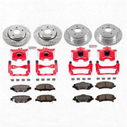 Power Stop Z36 Extreme Performance Truck And Tow 1-click Brake Kit W/calipers - Kc2798-36