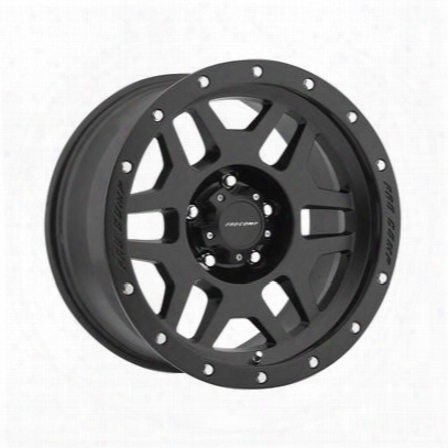 Pro Comp Series 41, 20x9 Wheel With 6 On 5.5 Bolt Pattern - Satin Black With Stainless Steel Bolts - 5041-298345