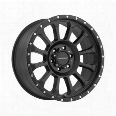Pro Comp Series 5034, 20x9 Wheel With 6 On 135 Bolt Pattern - Machined Black - 5034-2936