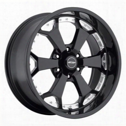 Pro Comp Series 8180, 20x9 Wheel With 5 On 5.5 Bolt Pattern - Gloss Black Machined - 8180-2985