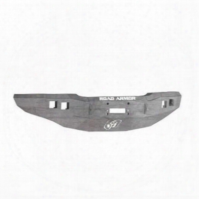 Road Armor Front Stealth Winch Bumper Square Light Port In Raw Steel (bare) - 370r0z